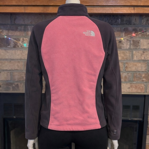The North Face Pink and Gray Fleece Jacket - Picture 2 of 9